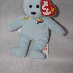 TY 2004 McDonald's Happy Meals Big Red Shoe (Blue) Beanie Baby Toy w/tags 25th